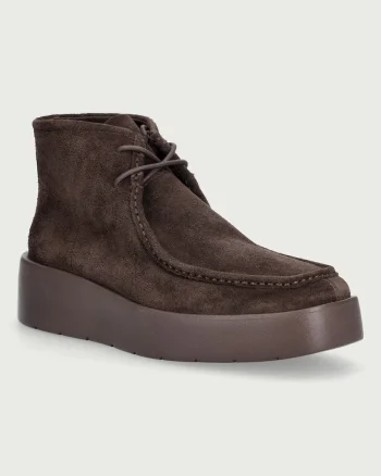Calvin Klein  botine cu platformă pentru femei FLATF LACE UP APR CUT BOOT