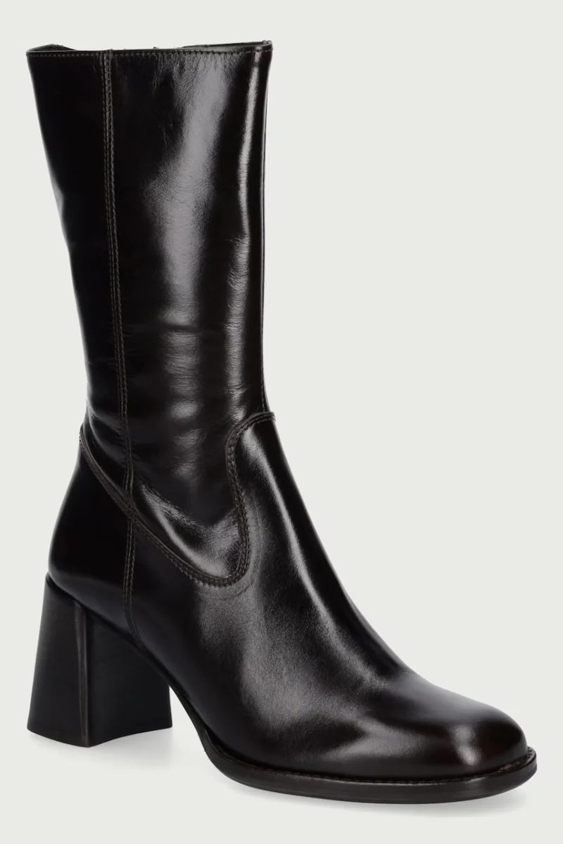 Billi Bi  cizme pentru femei din piele Espresso Marte calf 86
