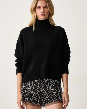 AllSaints  pulover pentru femei cu amestec de lână merino ASHA