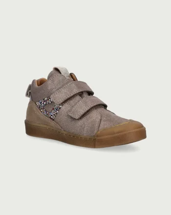 Froddo  pantofi pentru copii din piele întoarsă ROSARIO HIGH-TOP