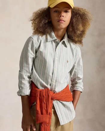 Polo Ralph Lauren  cămașă oxford pentru copii din bumbac