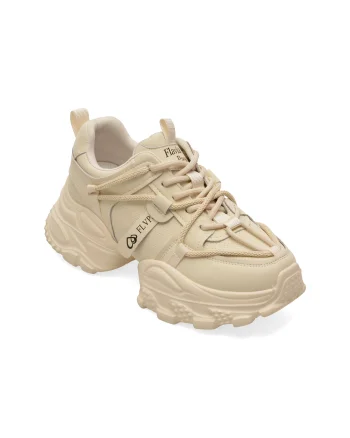 Pantofi sport FLAVIA PASSINI bej, 8828, din piele naturala