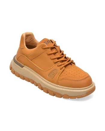 Pantofi sport GRYXX maro, 9971, din piele naturala