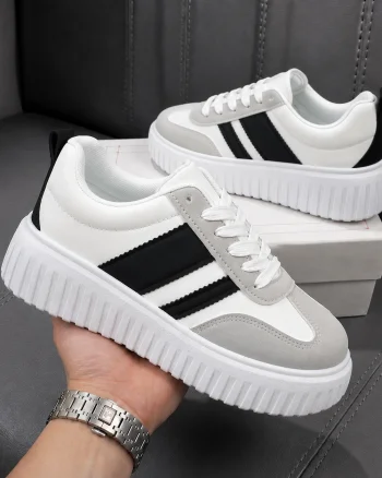Adidasi dama casual albi 282