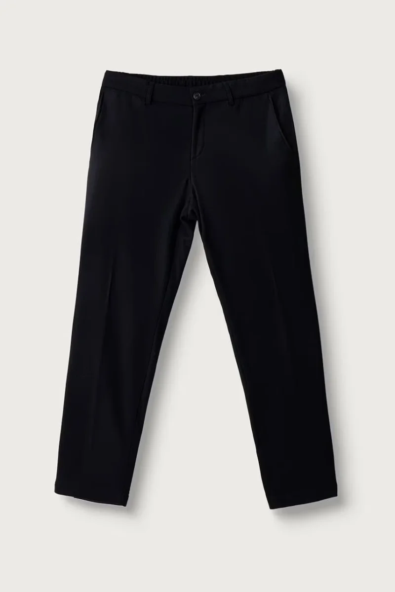 BOSS  pantaloni slim fit pentru bărbați cu amestec de lână P-Genius-CW-WG-264