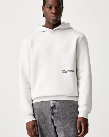 Karl Lagerfeld Jeans  hanorac cu glugă pentru bărbați cu bumbac