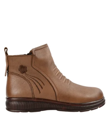 Ghete casual, dama, FORMAZIONE, 8059 maro, piele naturala