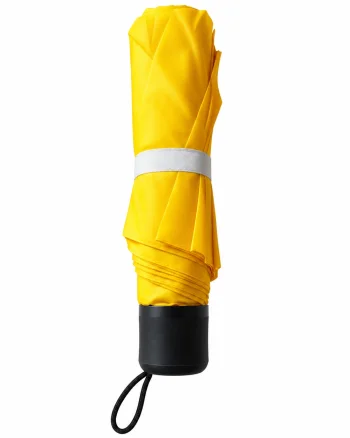 Umbrela pliabila pentru ploaie, 8 spite, diametru 97 cm, UMB039, Galben