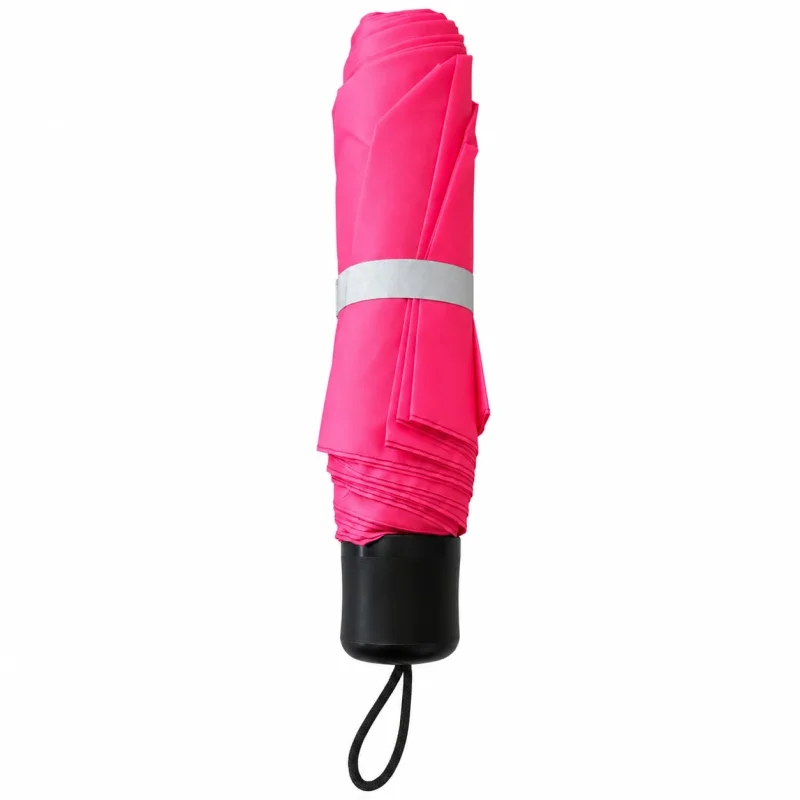 Umbrela pliabila pentru ploaie, 8 spite, diametru 97 cm, UMB048, Roz