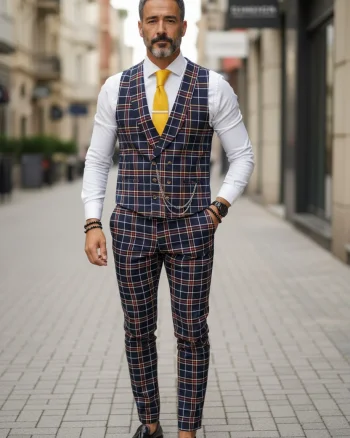 Vesta barbati   slim fit  B5522  D2-5.2