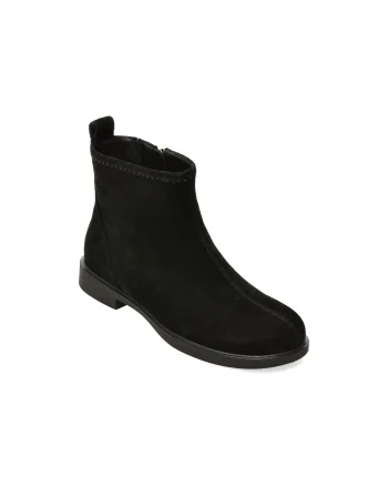 Ghete FLAVIA PASSINI negre, ATC475, din piele intoarsa
