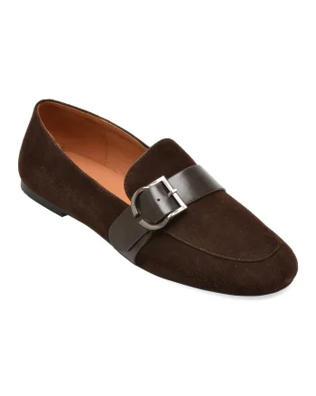 Mocasini EPICA maro, 6A245, din piele intoarsa
