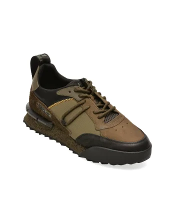 Pantofi sport REPLAY kaki, MS1P2SL, din material textil si piele naturala