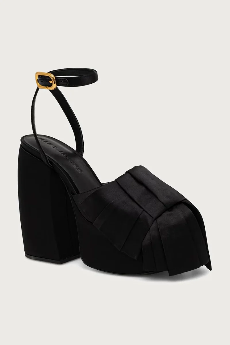MARC JACOBS  sandale cu toc THE BOW PLATFORM HEEL