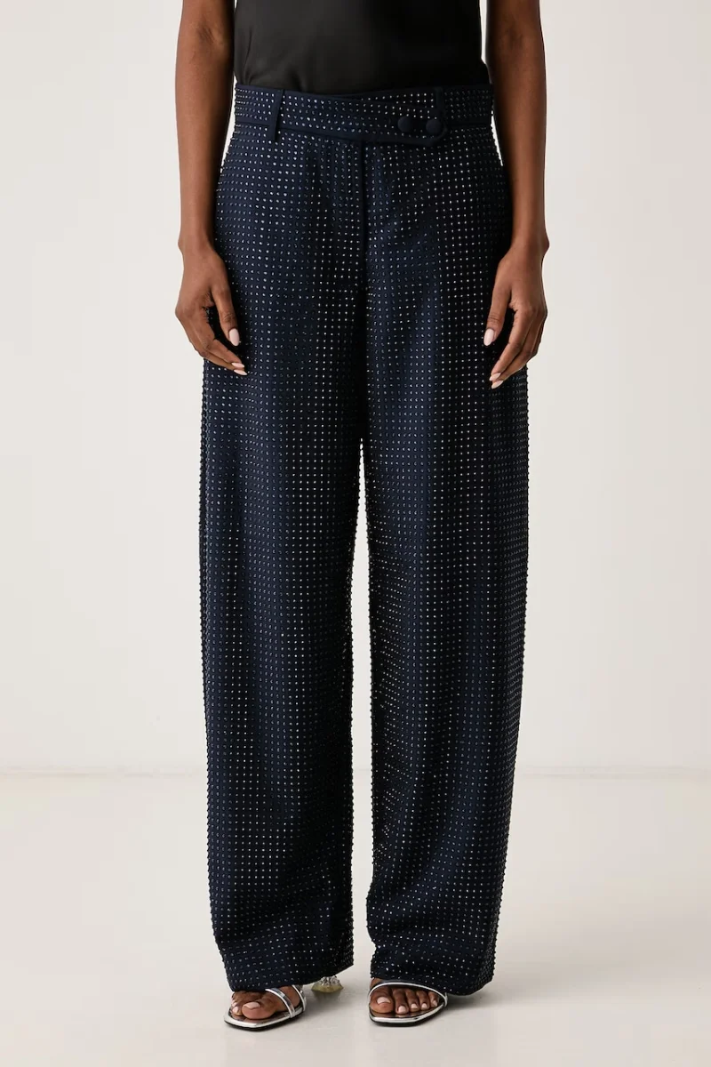 Pinko  pantaloni regular pentru femei cu vâscoză