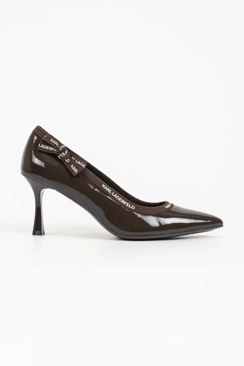 Karl Lagerfeld  pantofi cu toc stiletto din piele Sienna