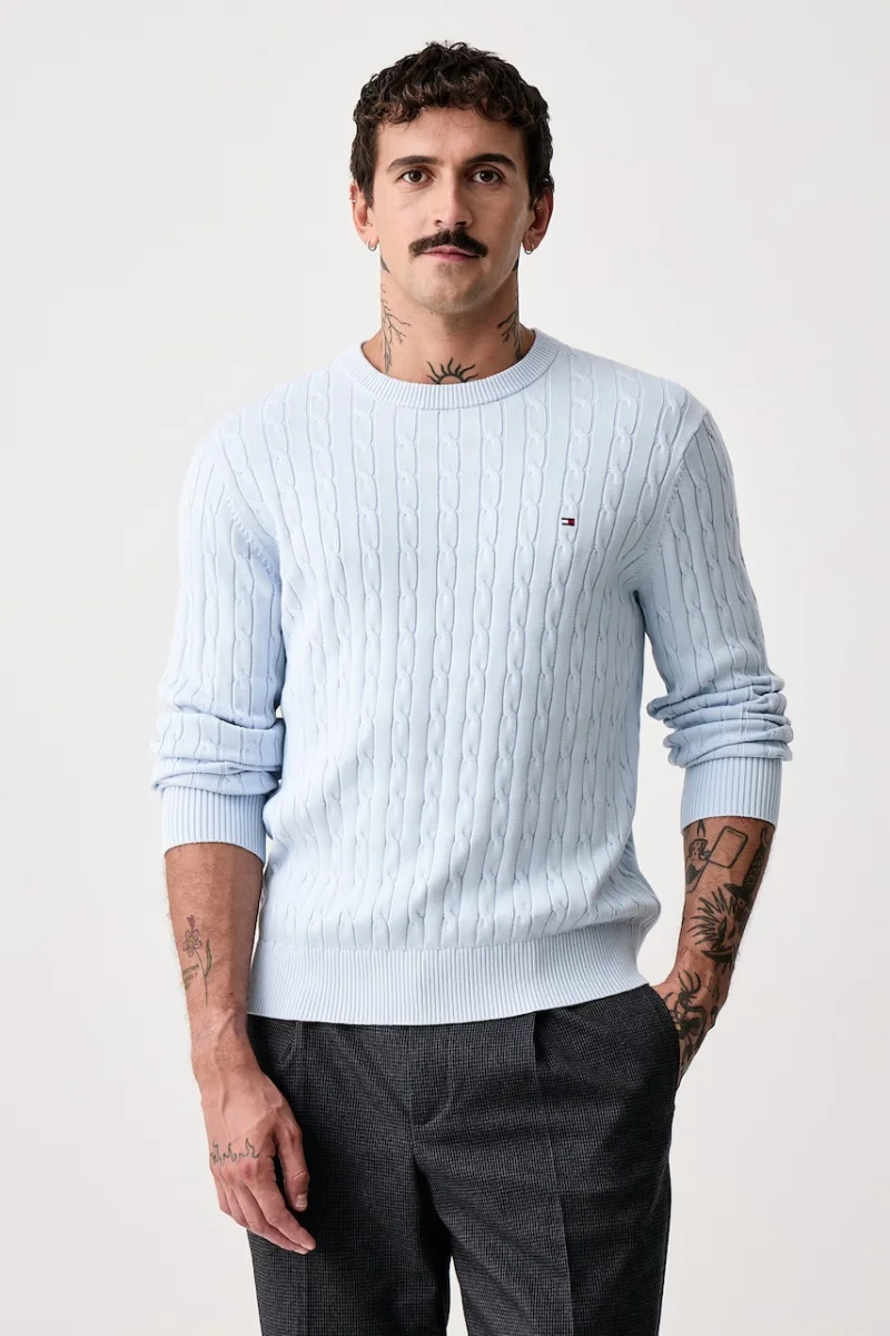 Tommy Hilfiger  pulover pentru bărbați din bumbac