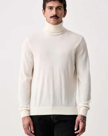 Tommy Hilfiger  pulover cu guler înalt pentru bărbați din lână