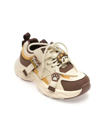 Pantofi sport SELECTION KIDS bej, 25110, din piele ecologica