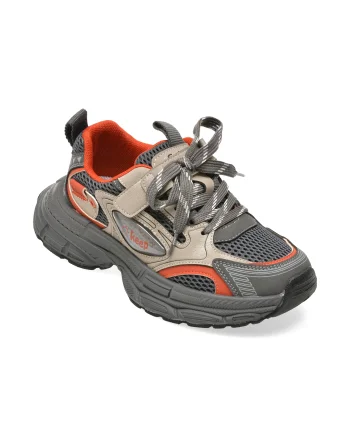 Pantofi sport SELECTION KIDS gri, 61090, din piele ecologica