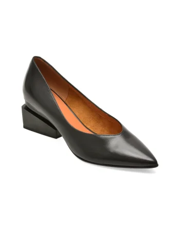 Pantofi eleganti EPICA negri, E229, din piele naturala