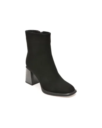 Ghete FLAVIA PASSINI negre, AC6164, din piele intoarsa