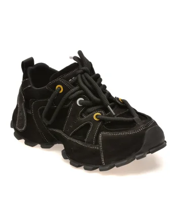 Pantofi sport GRYXX negri, 25057, din piele naturala