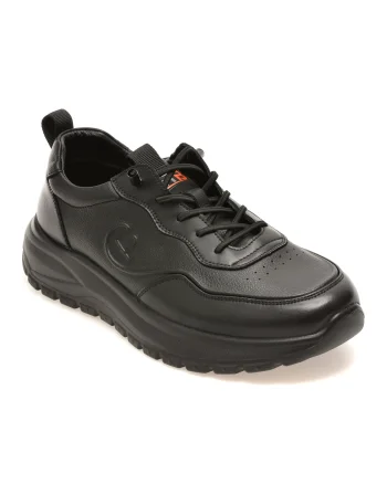 Pantofi sport BITE THE BULLET negri, 86707, din piele naturala
