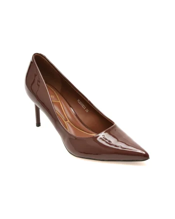 Pantofi eleganti FLAVIA PASSINI visinii, KL26AGE, din piele ecologica lacuita