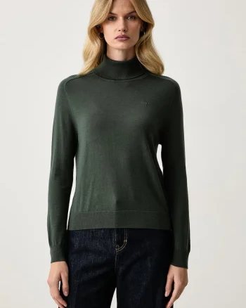 Trussardi  pulover cu guler înalt pentru femei din lână