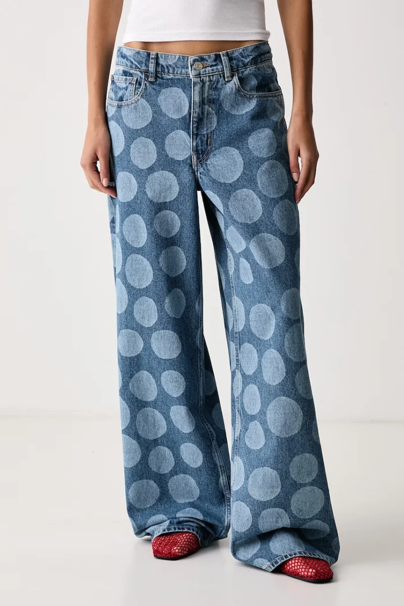 Marimekko  blugi wide leg pentru femei