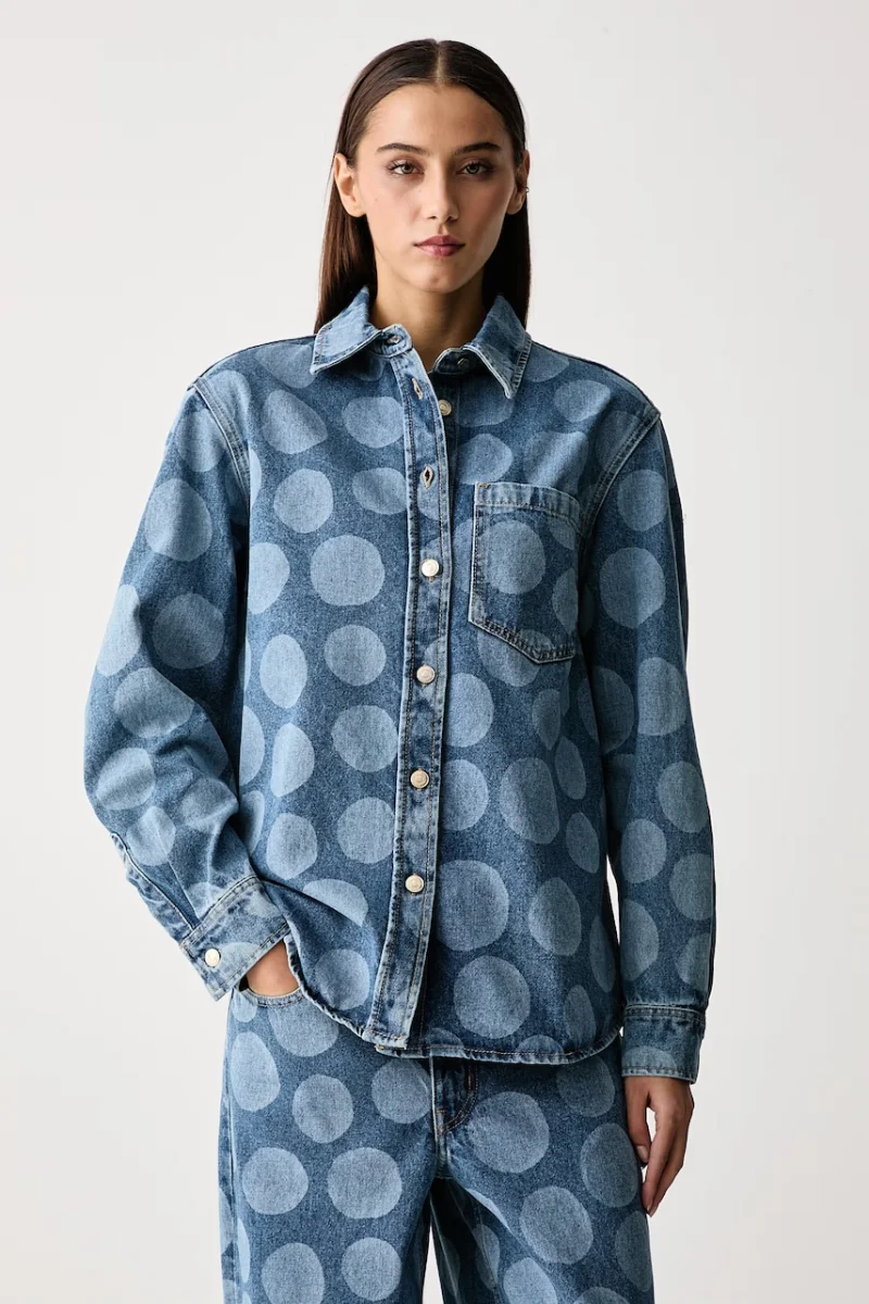 Marimekko  cămașă pentru femei din denim