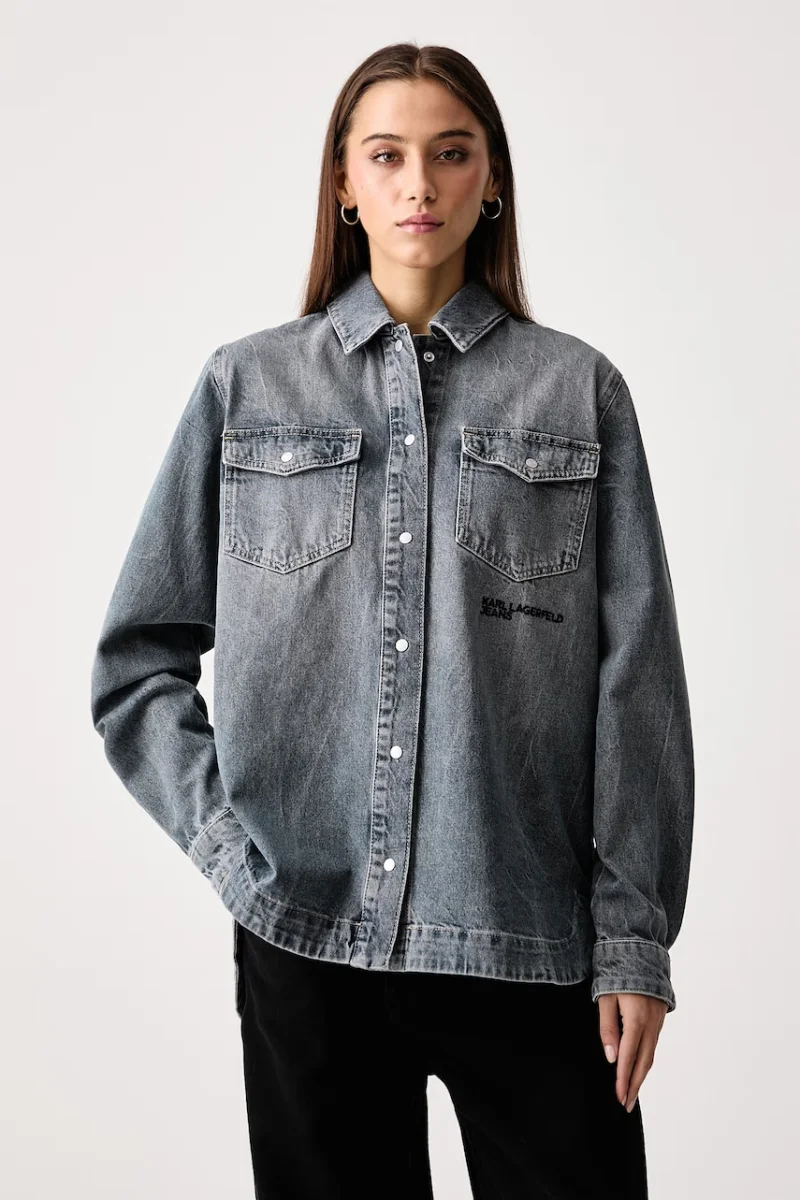 Karl Lagerfeld Jeans  cămașă de damă din denim