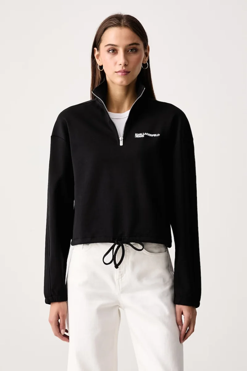 Karl Lagerfeld Jeans  hanorac pentru femei din bumbac