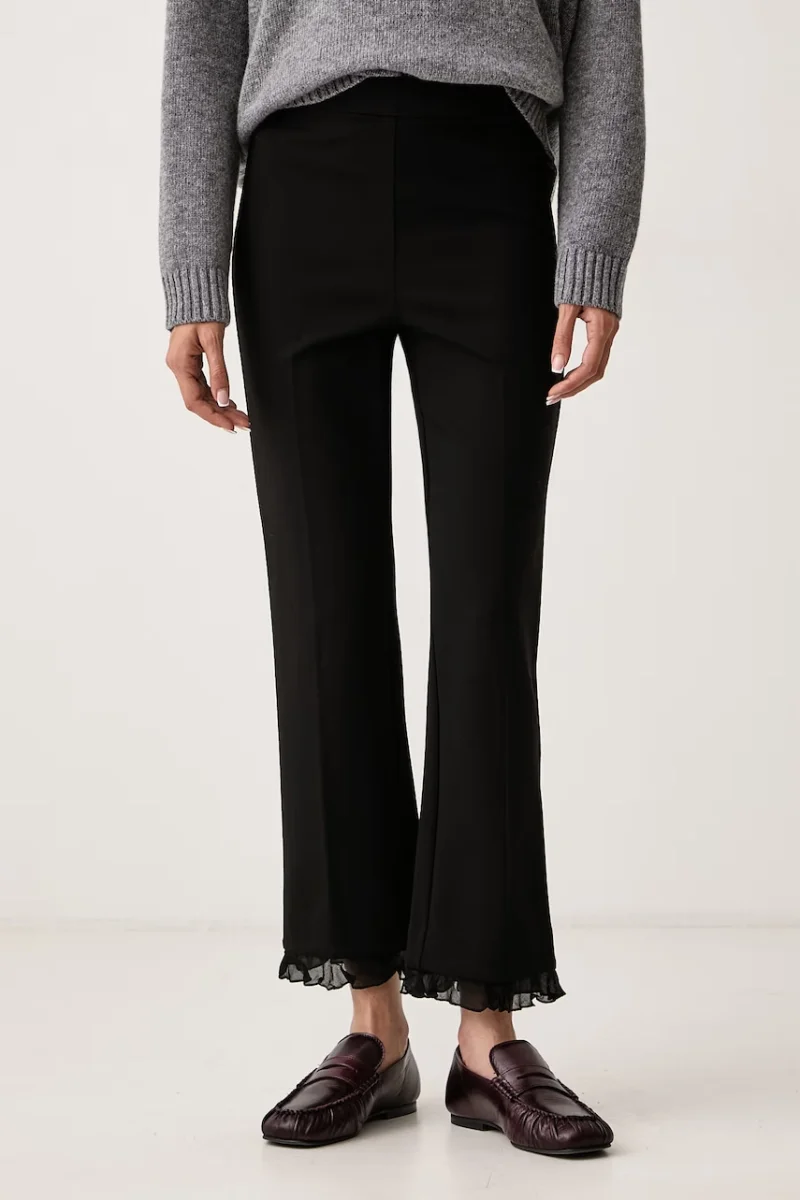 Twinset  pantaloni pentru femei cu vâscoză