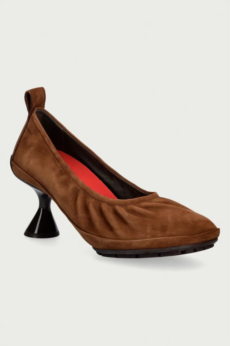Camper  pantofi cu toc stiletto din piele întoarsă Right Left