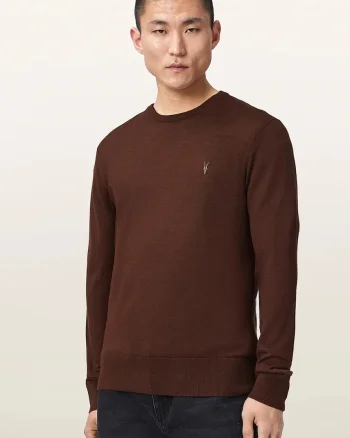 AllSaints  pulover pentru bărbați din lână merino