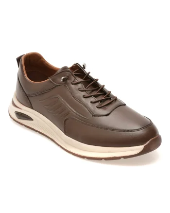 Pantofi sport BERLANTY maro, BRT705, din piele naturala