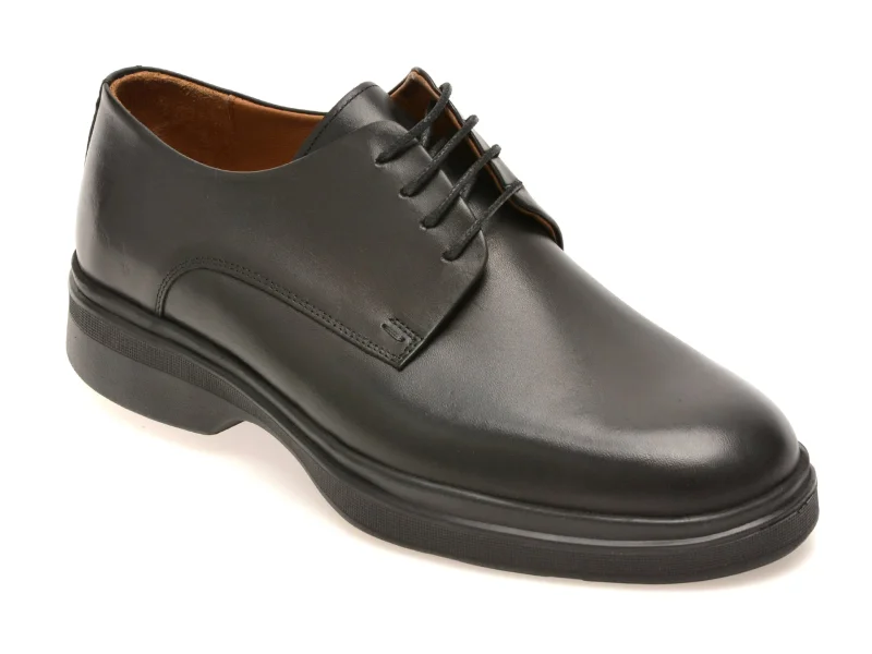 Pantofi eleganti OTTER negri, BR4507, din piele naturala