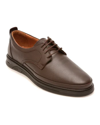 Pantofi OTTER maro, KC70998, din piele naturala