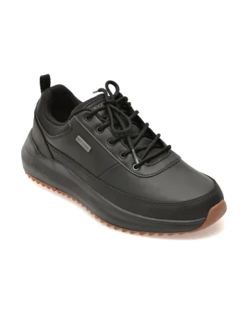 Pantofi sport SKECHERS negri, PARNELL, din piele naturala