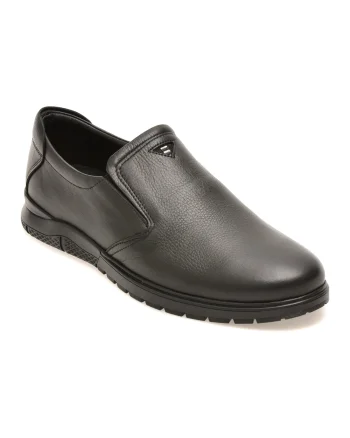 Pantofi OTTER negri, 556, din piele naturala