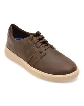 Pantofi sport CLARKS maro, BRODIN SEAM, din piele naturala