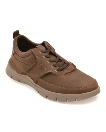 Pantofi sport CLARKS maro, STEP 365 STYLE, din piele naturala