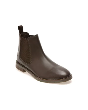 Ghete elegante CLARKS maro, JAXEN EASY, din piele naturala
