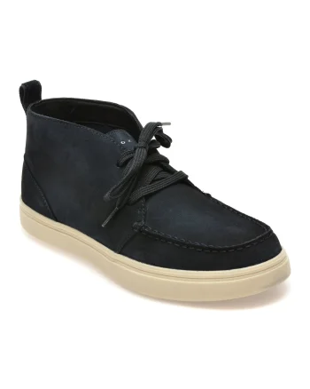 Ghete GEOX bleumarin, U66LDC, din piele intoarsa