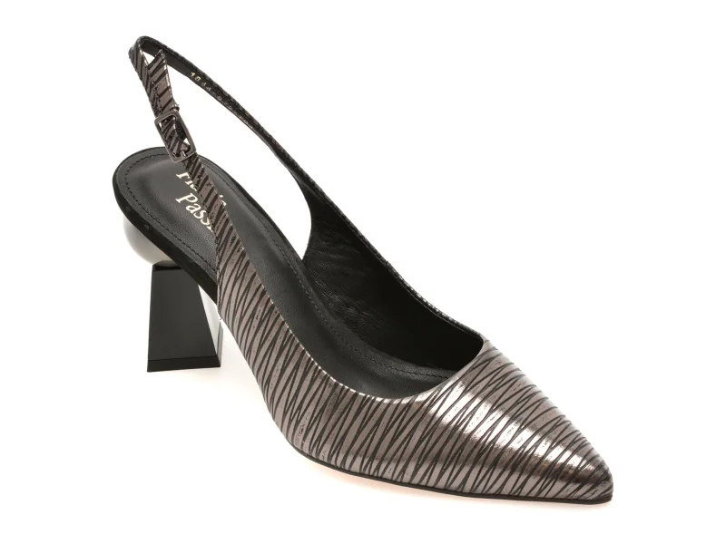Pantofi eleganti FLAVIA PASSINI gri, 1844704, din piele naturala