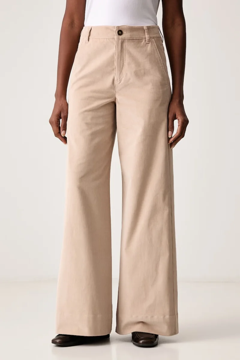 iBlues  pantaloni straight pentru femei din bumbac cu elastan IBLVAMPATA