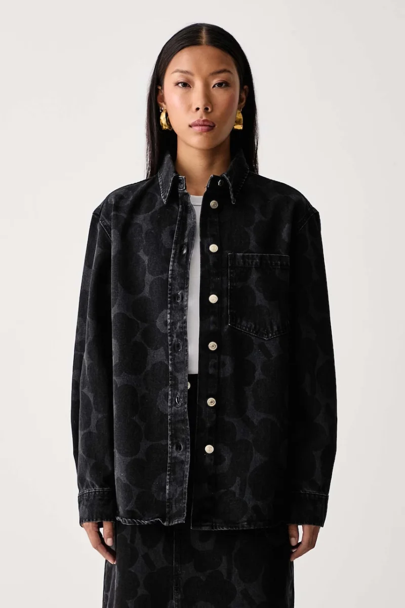 Marimekko  cămașă pentru femei din denim