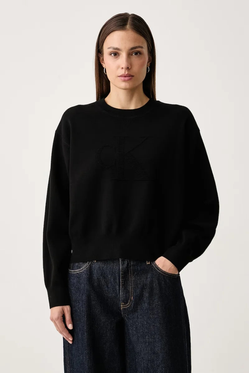 Calvin Klein Jeans  pulover pentru femei cu vâscoză